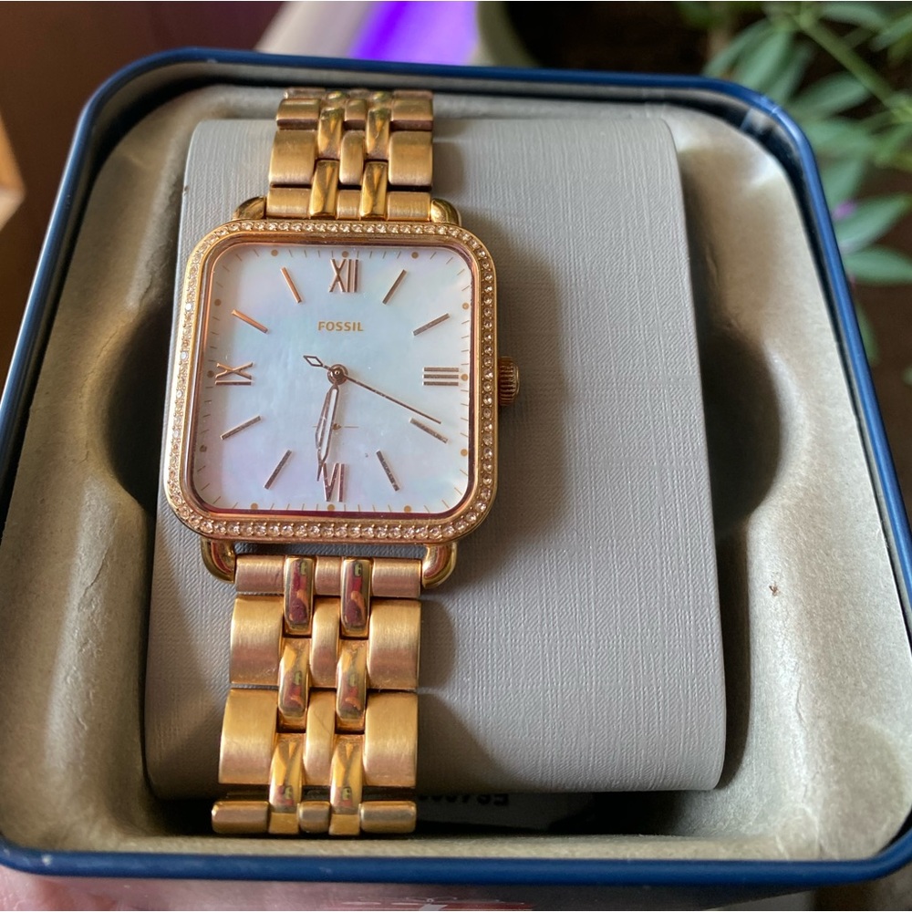 Fossil Rose gold-toned Micah bracelet watch - Picture 2 of 8